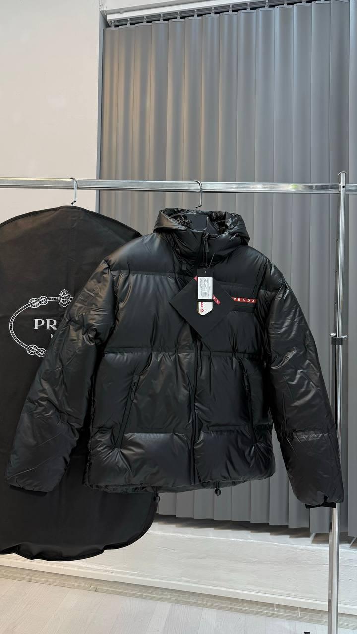 Prada Kaz Tüyü Dolgulu Erkek Montu - Glimmer of Luxury