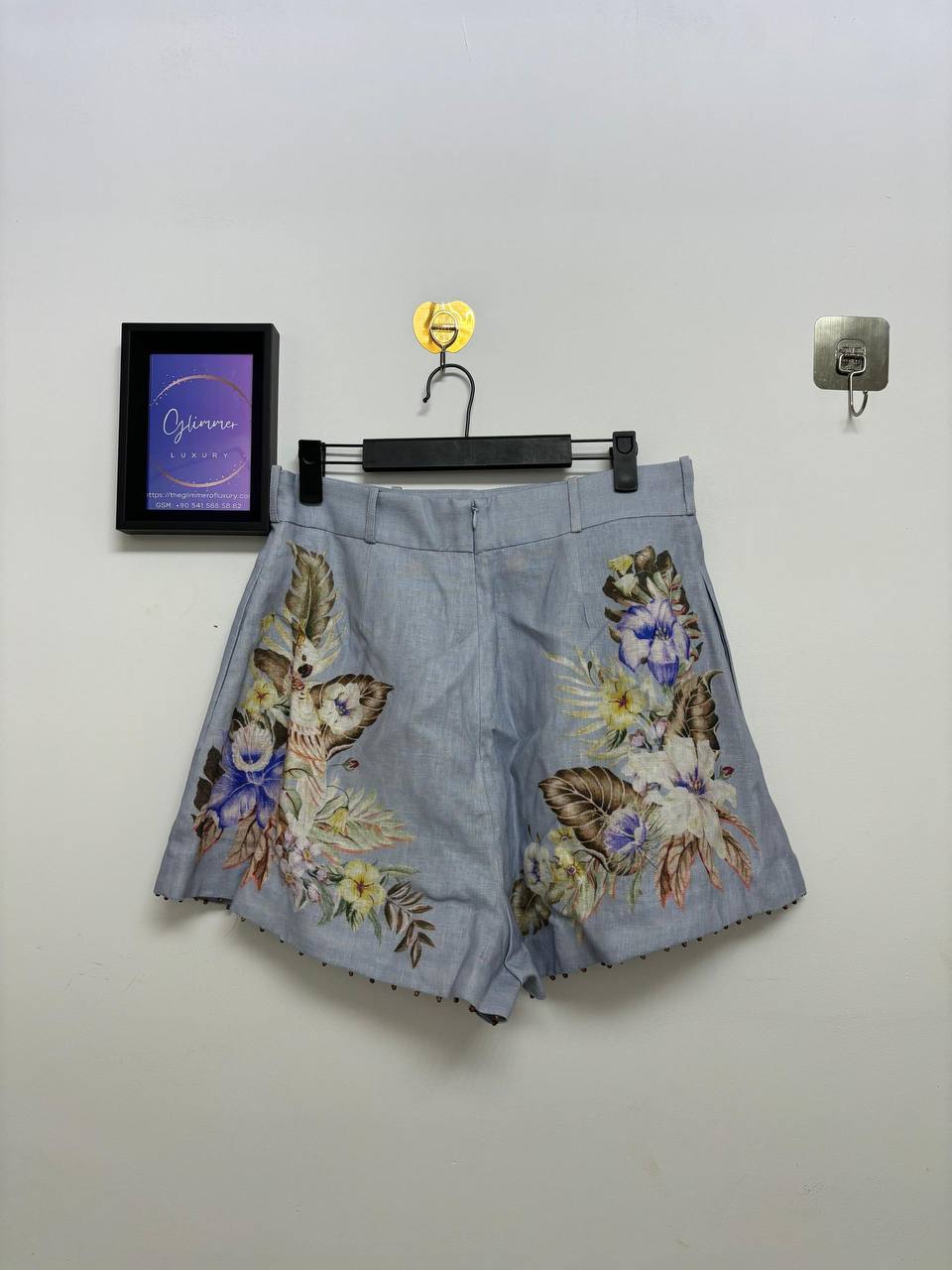 Zimmermann New Pleated Detail Shorts