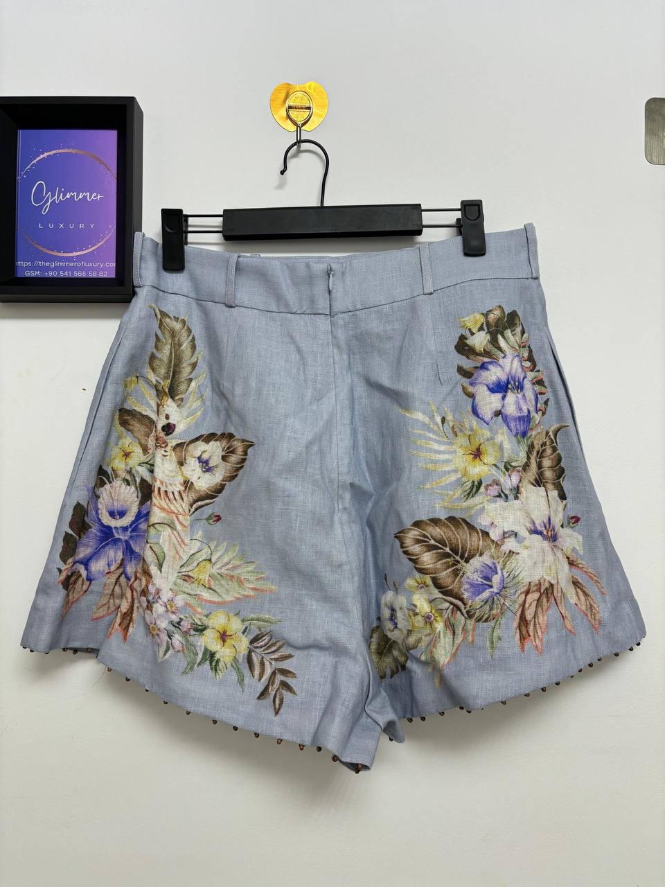 Zimmermann New Pleated Detail Shorts