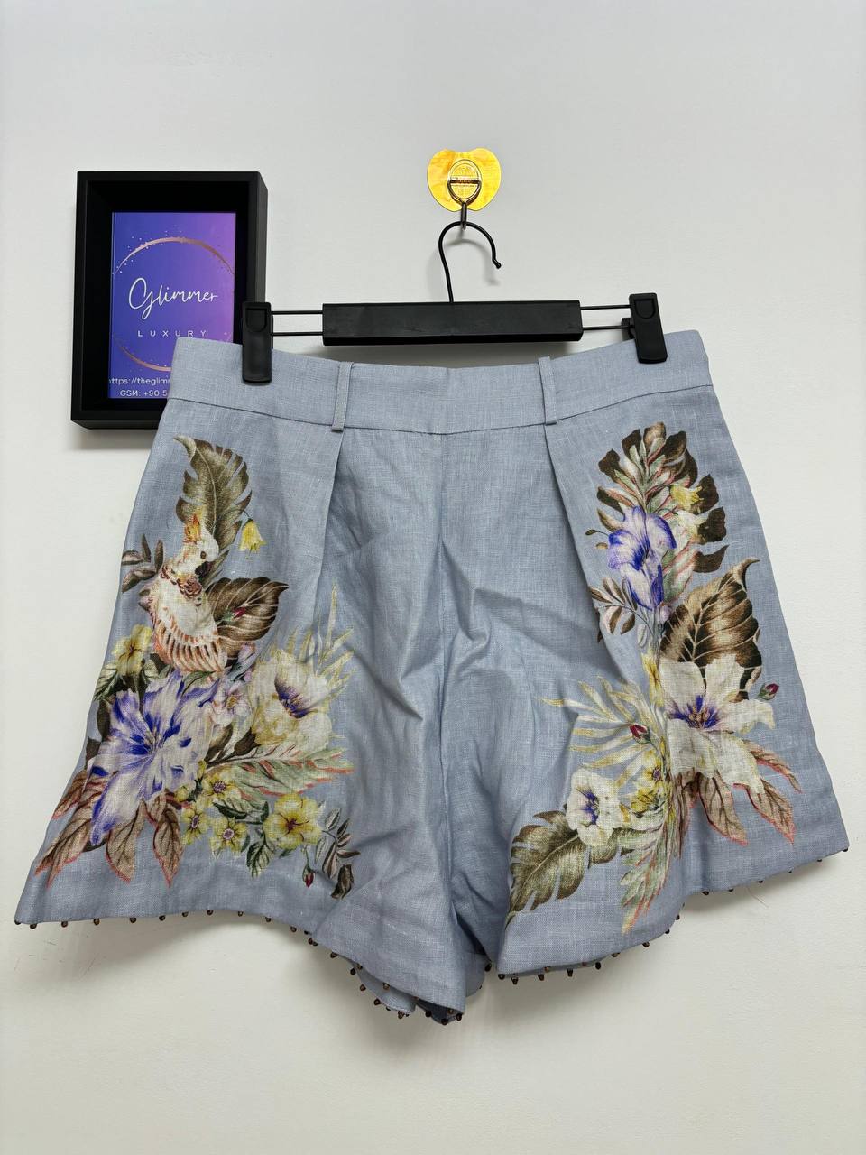 Zimmermann New Pleated Detail Shorts