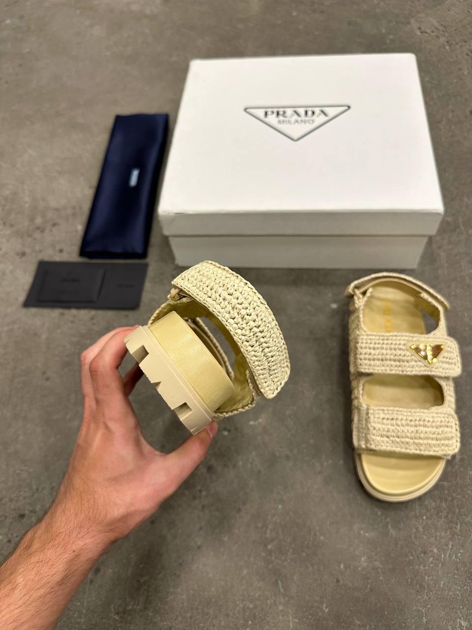 Prada Crochet Sandaletler - Glimmer of Luxury