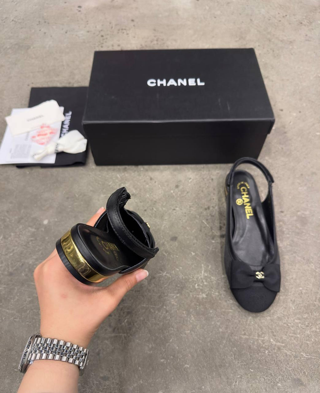 Chanel Slingbacks - Glimmer of Luxury