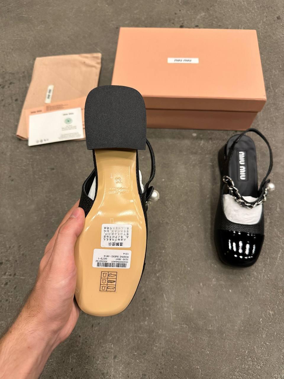 Miu Miu Rugan ve Rafia Askılı Ayakkabılar - Glimmer of Luxury