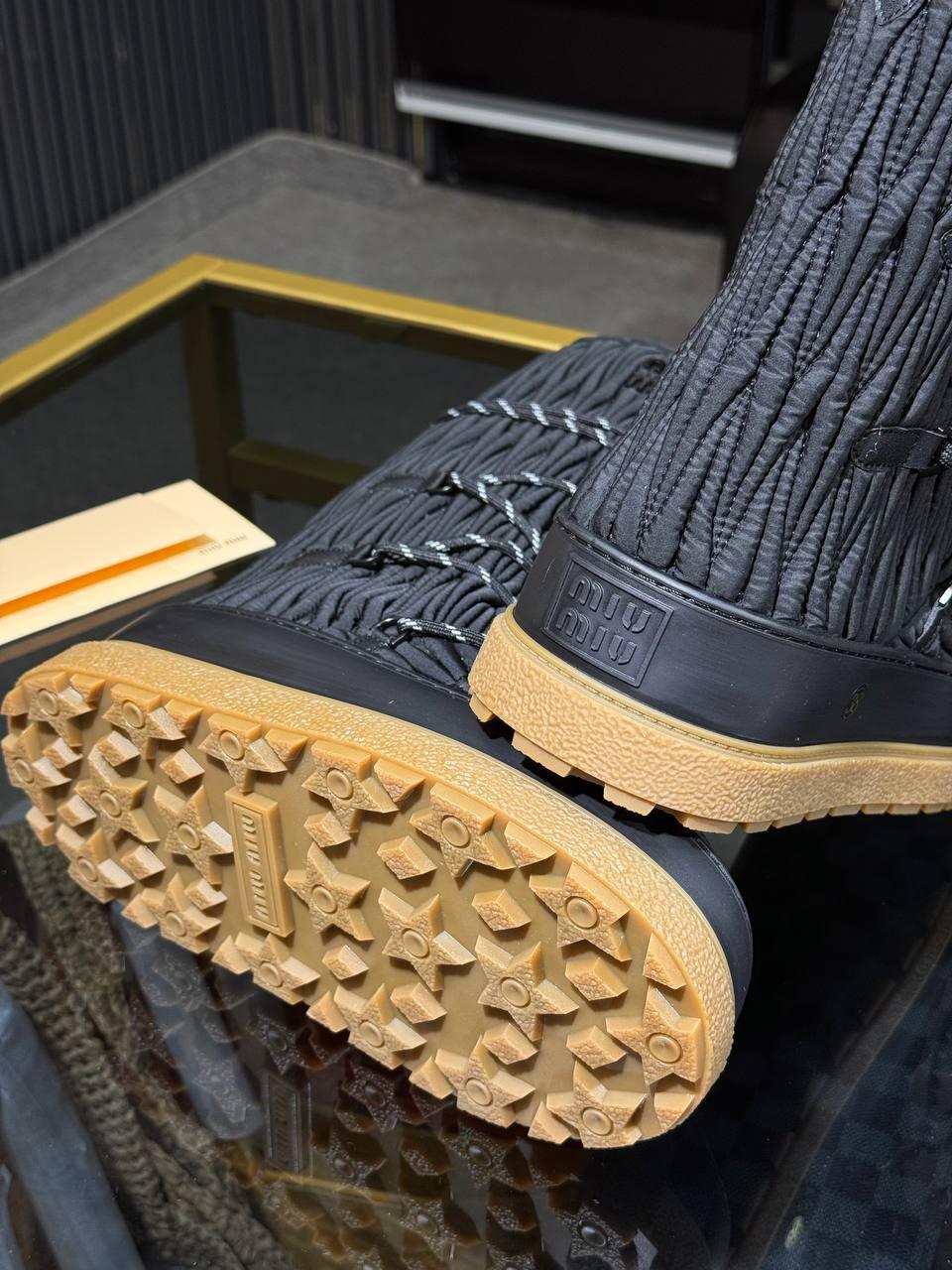 Miu Miu Uzun Kar Botu Siyah - Glimmer of Luxury