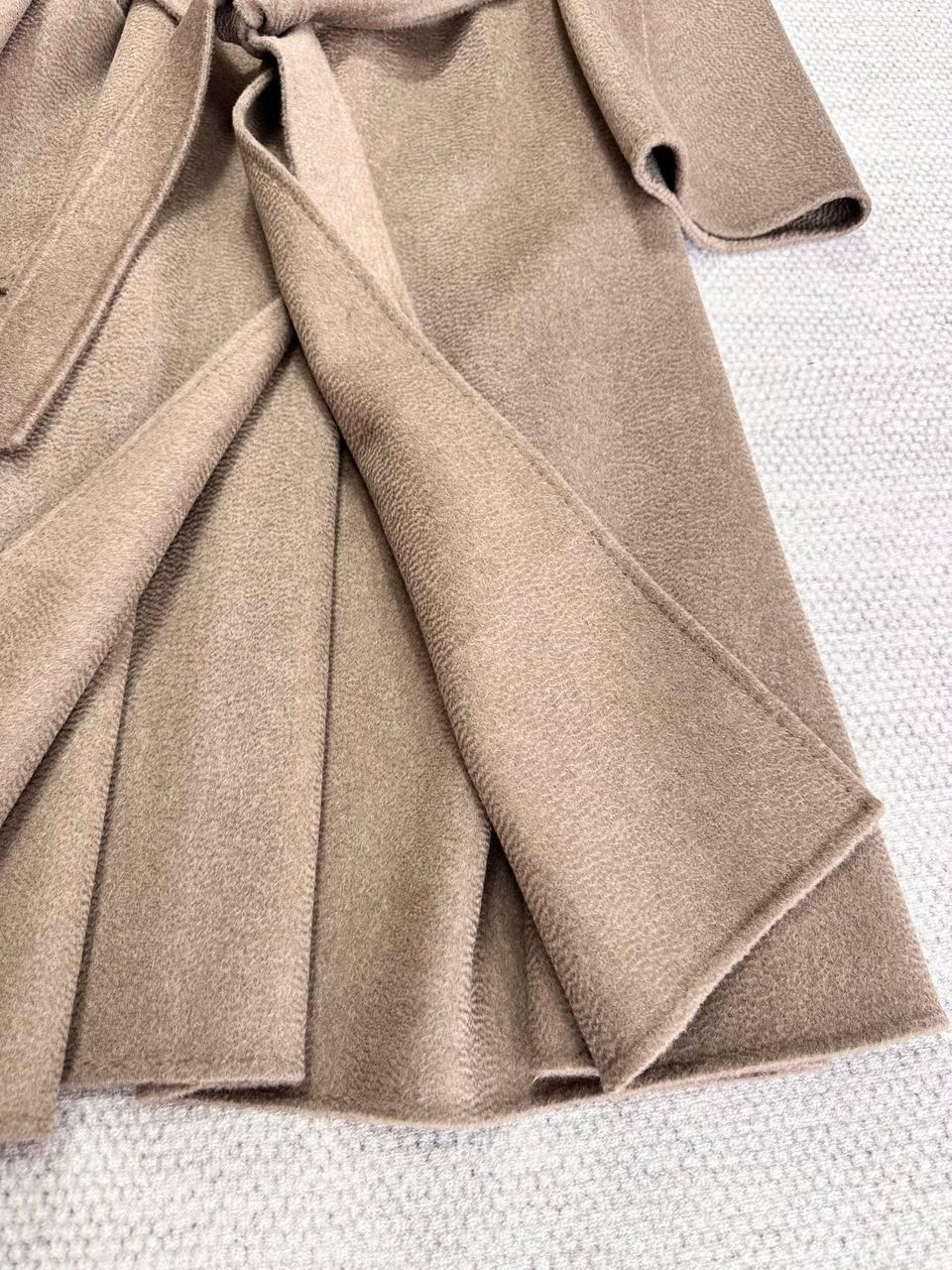 Max Mara Beli Kuşaklı Kaşmir Kaban - Glimmer of Luxury