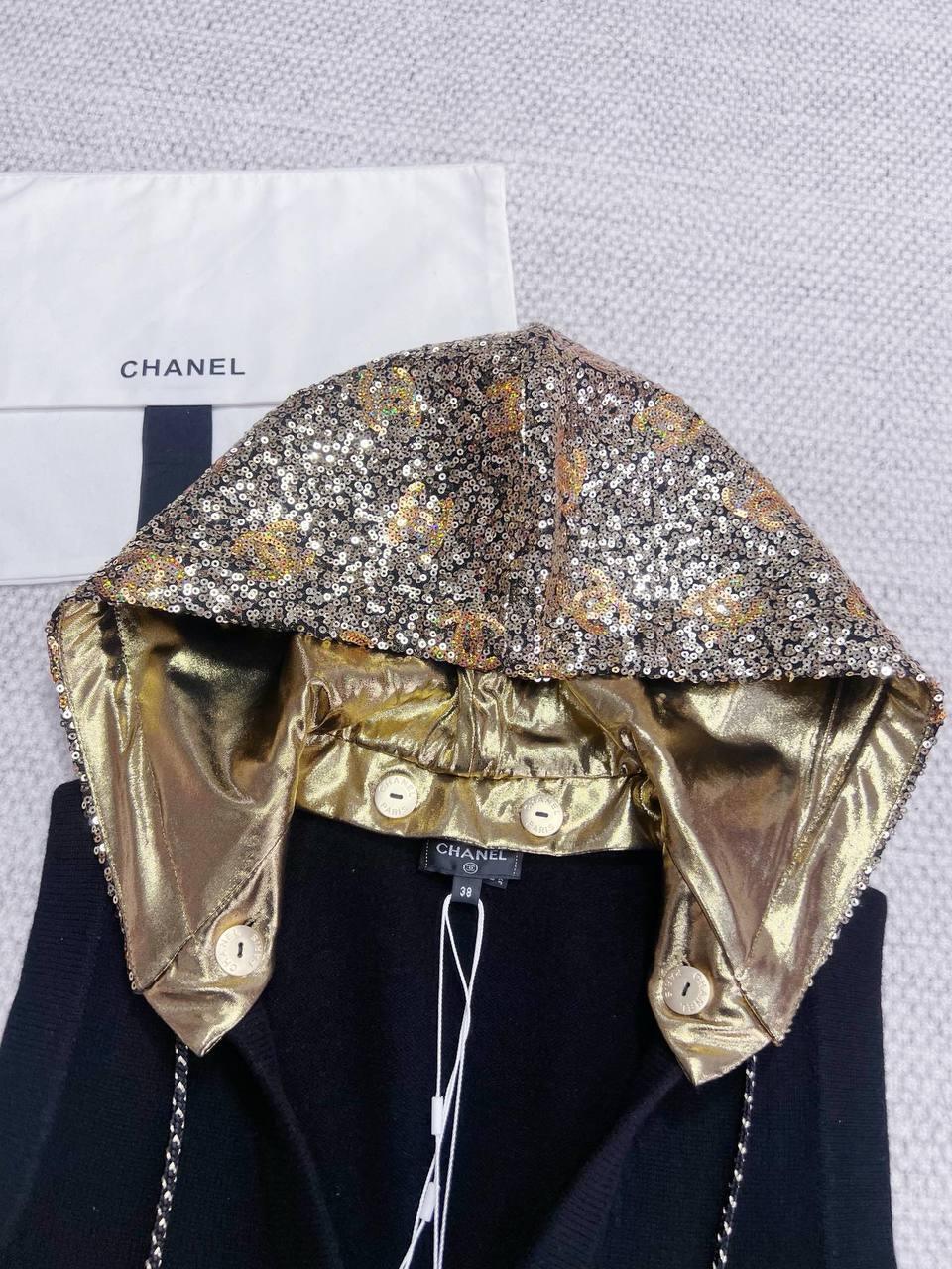 Chanel Siyah Kaşmir Yelek - Glimmer of Luxury