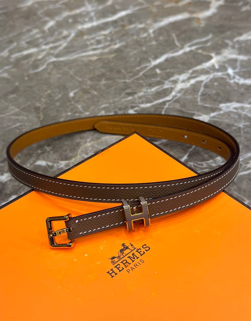 Hermes Deri Bel Kemeri - Glimmer of Luxury