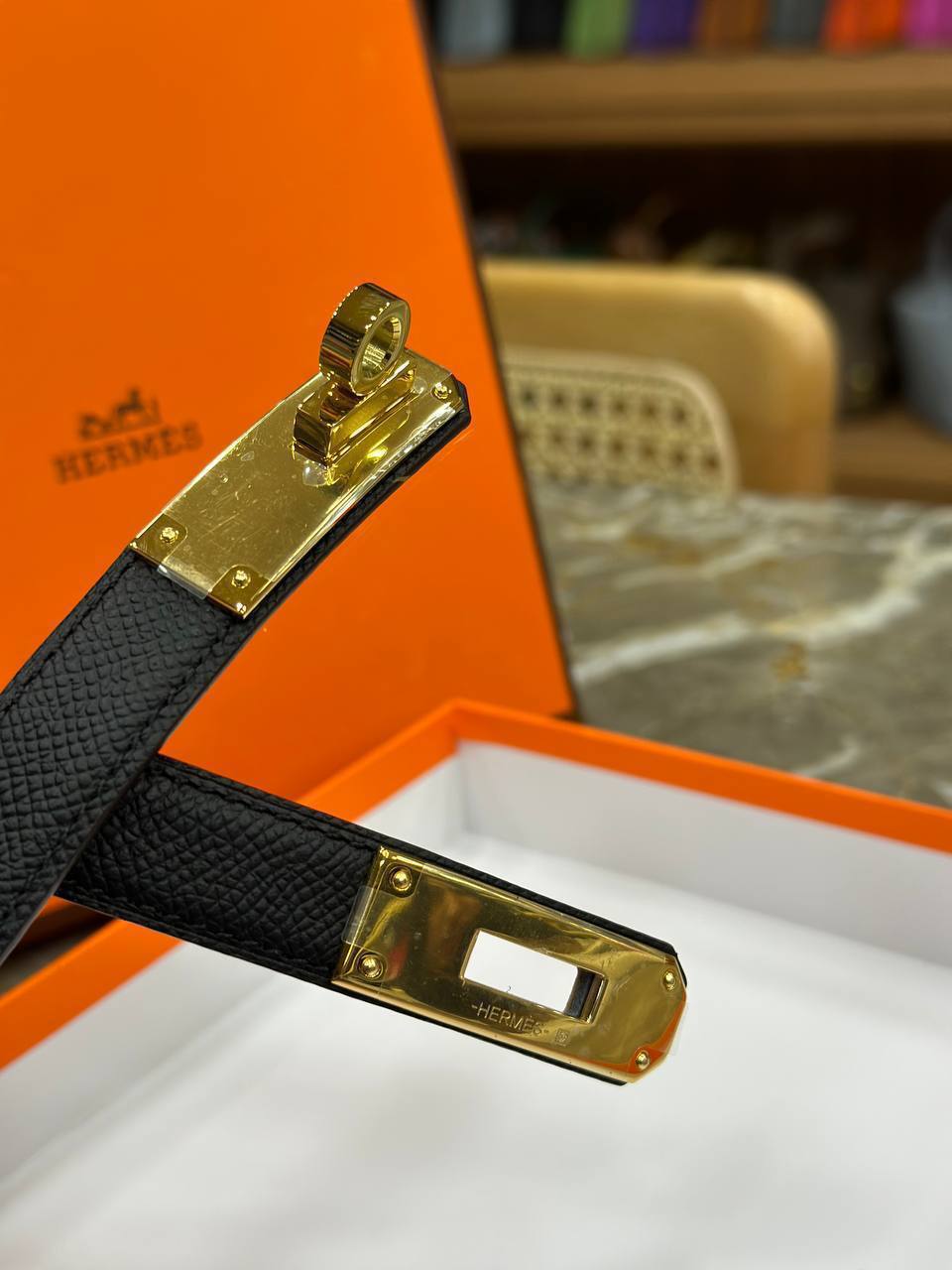 Hermes Deri Bel Kemeri - Glimmer of Luxury
