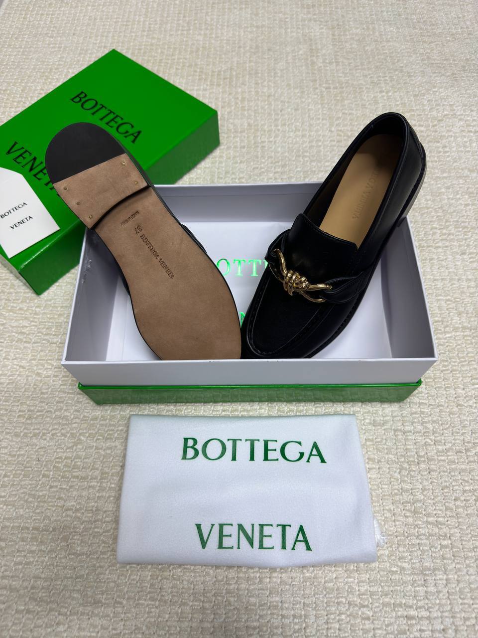 Bottega Veneta Astaire Loafers Black