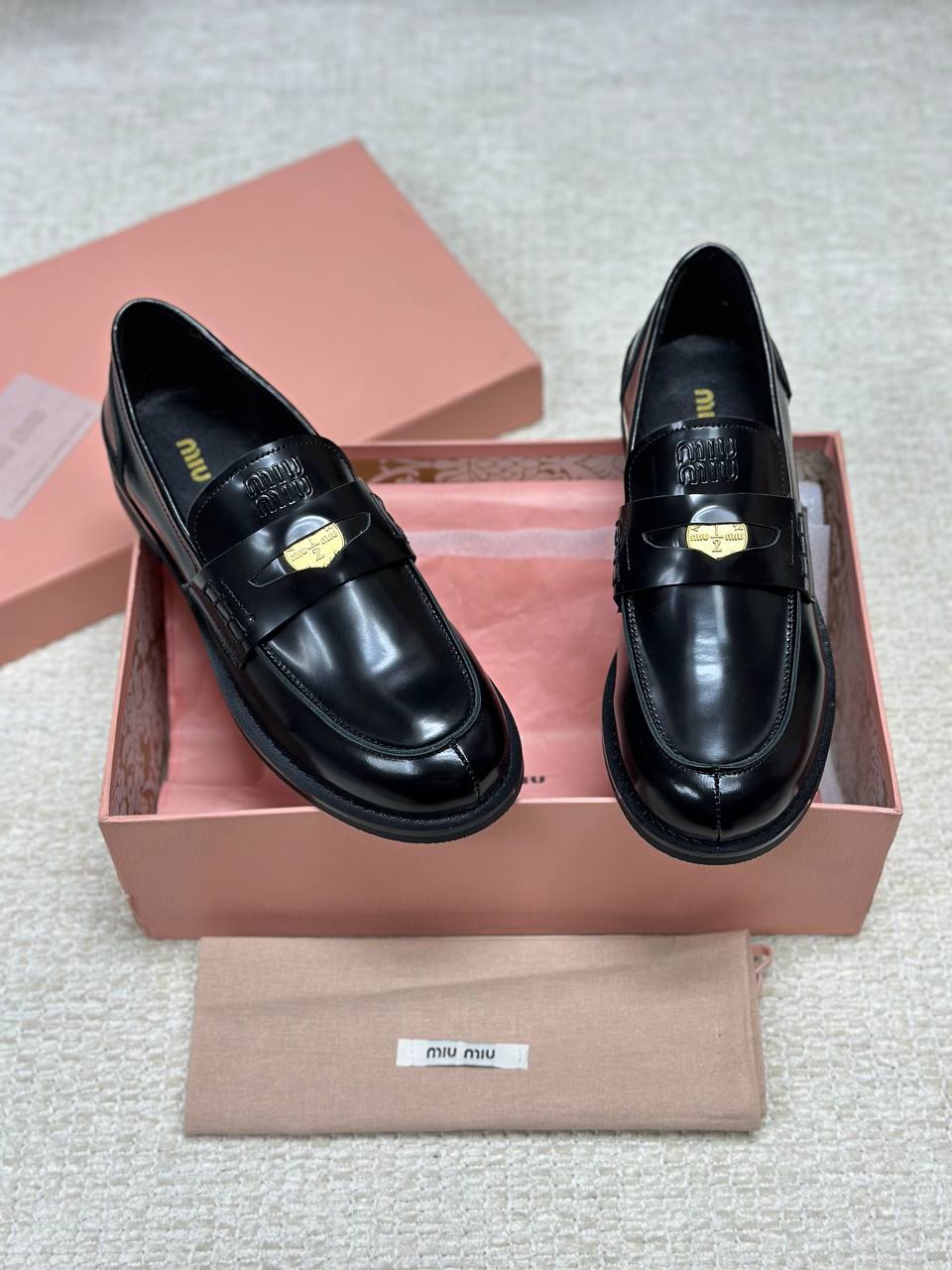 Miu Miu Penny Loafers