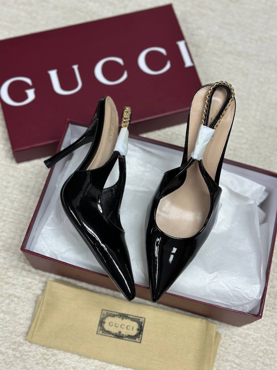 Gucci Signoria Strappy Shoes