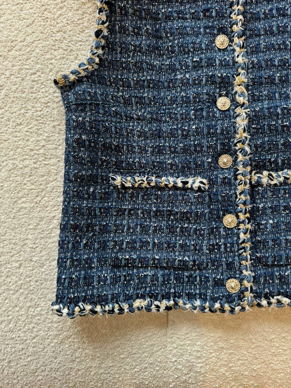 Chanel 25 Fall Linen Lace Vest