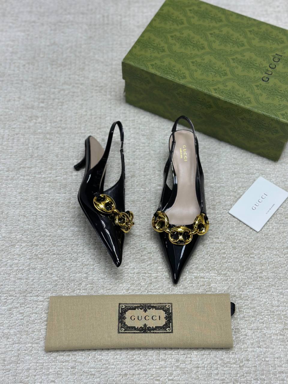 Gucci Marina Chain Backless Shoes