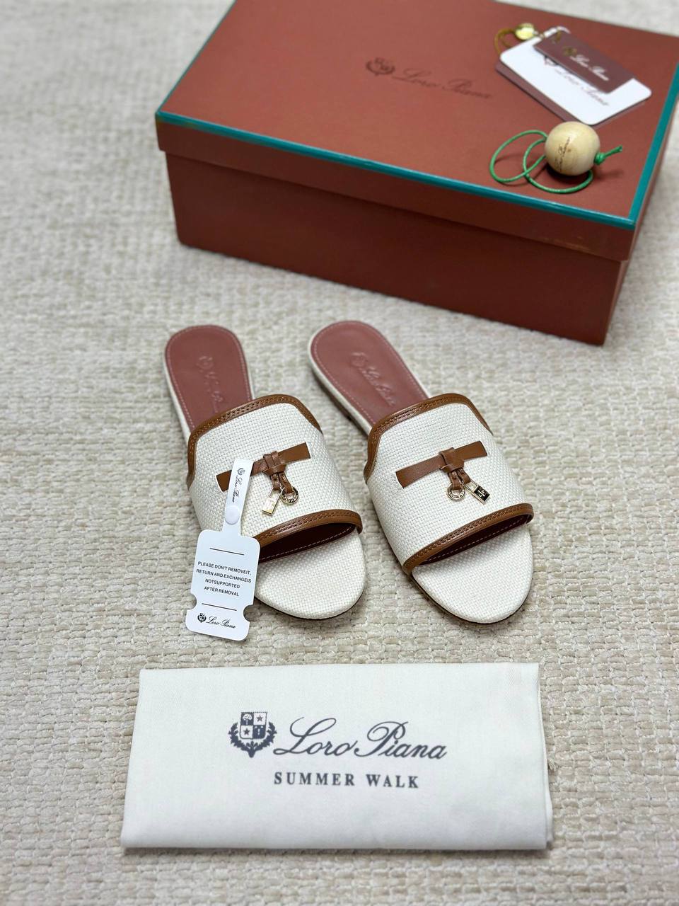 Loro Piana Summer Charms Sandals