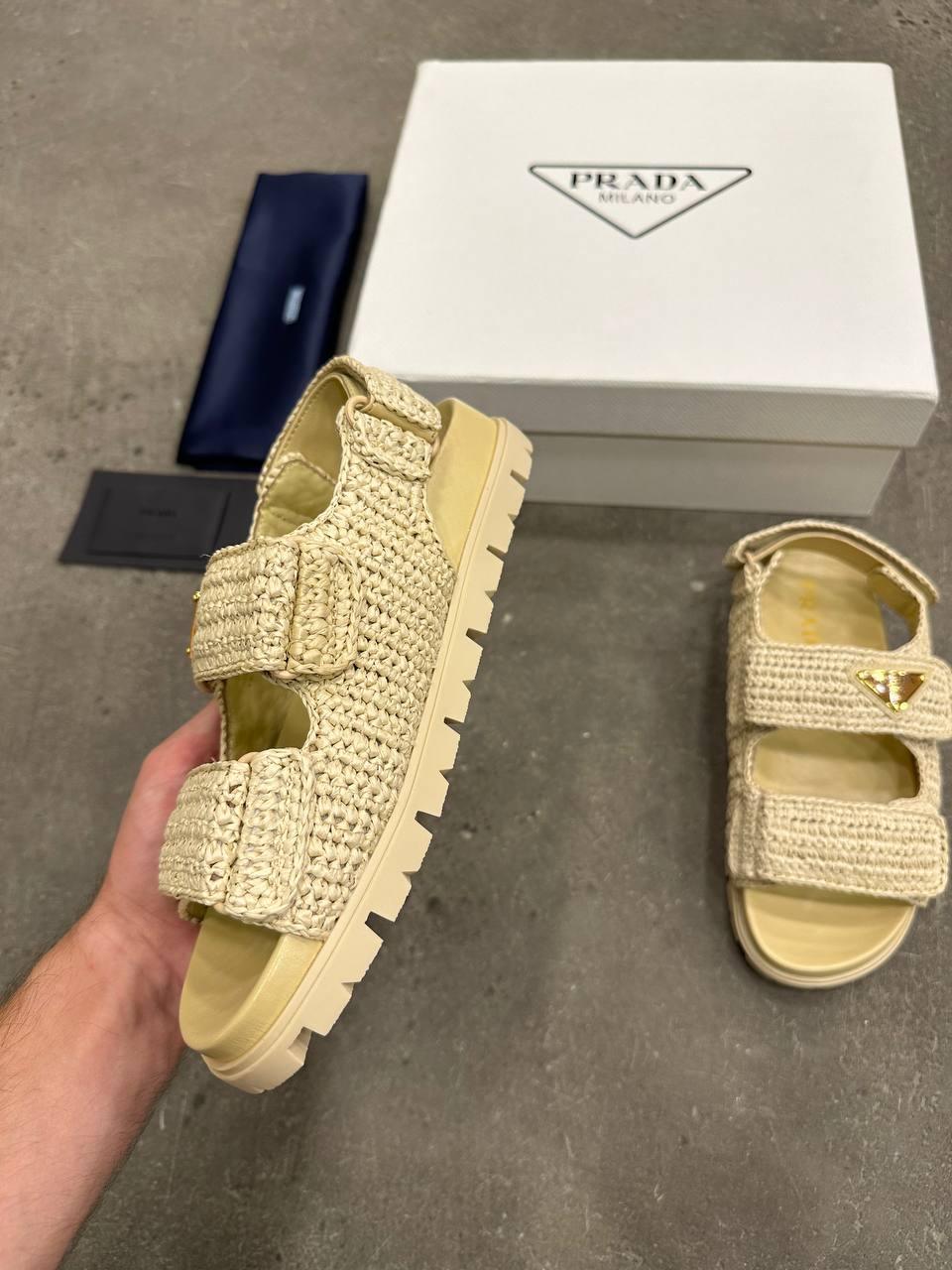 Prada Crochet Sandaletler - Glimmer of Luxury