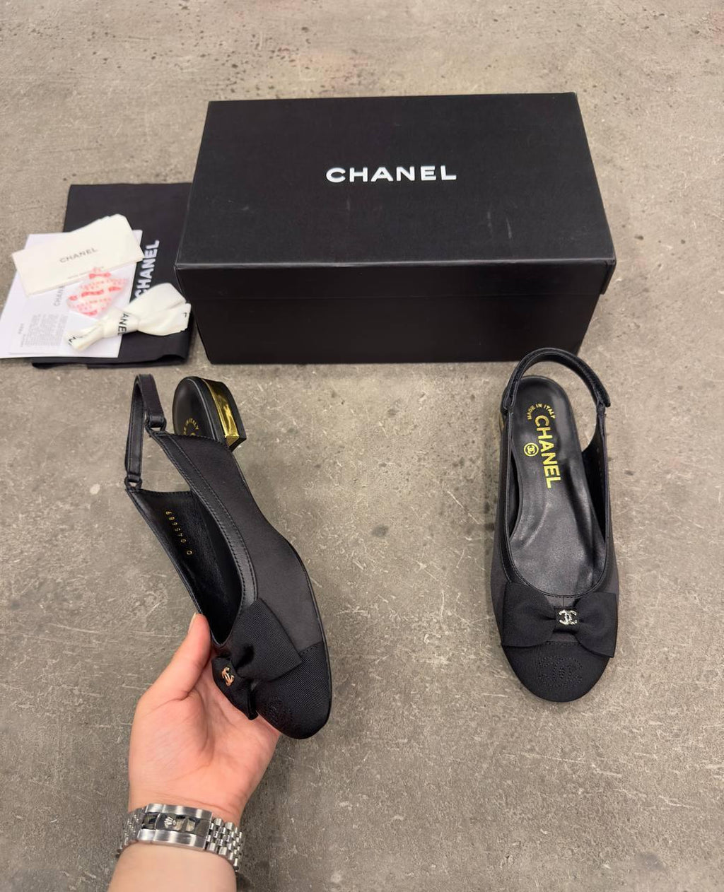 Chanel Slingbacks - Glimmer of Luxury