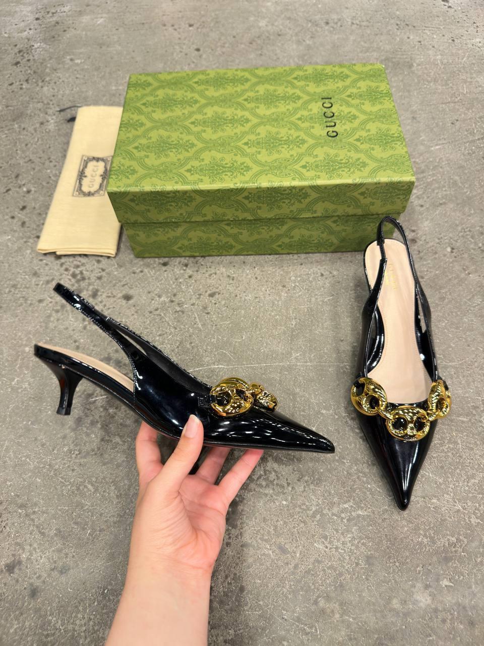 Gucci Slingback Topuklu Ayakkabı - Glimmer of Luxury