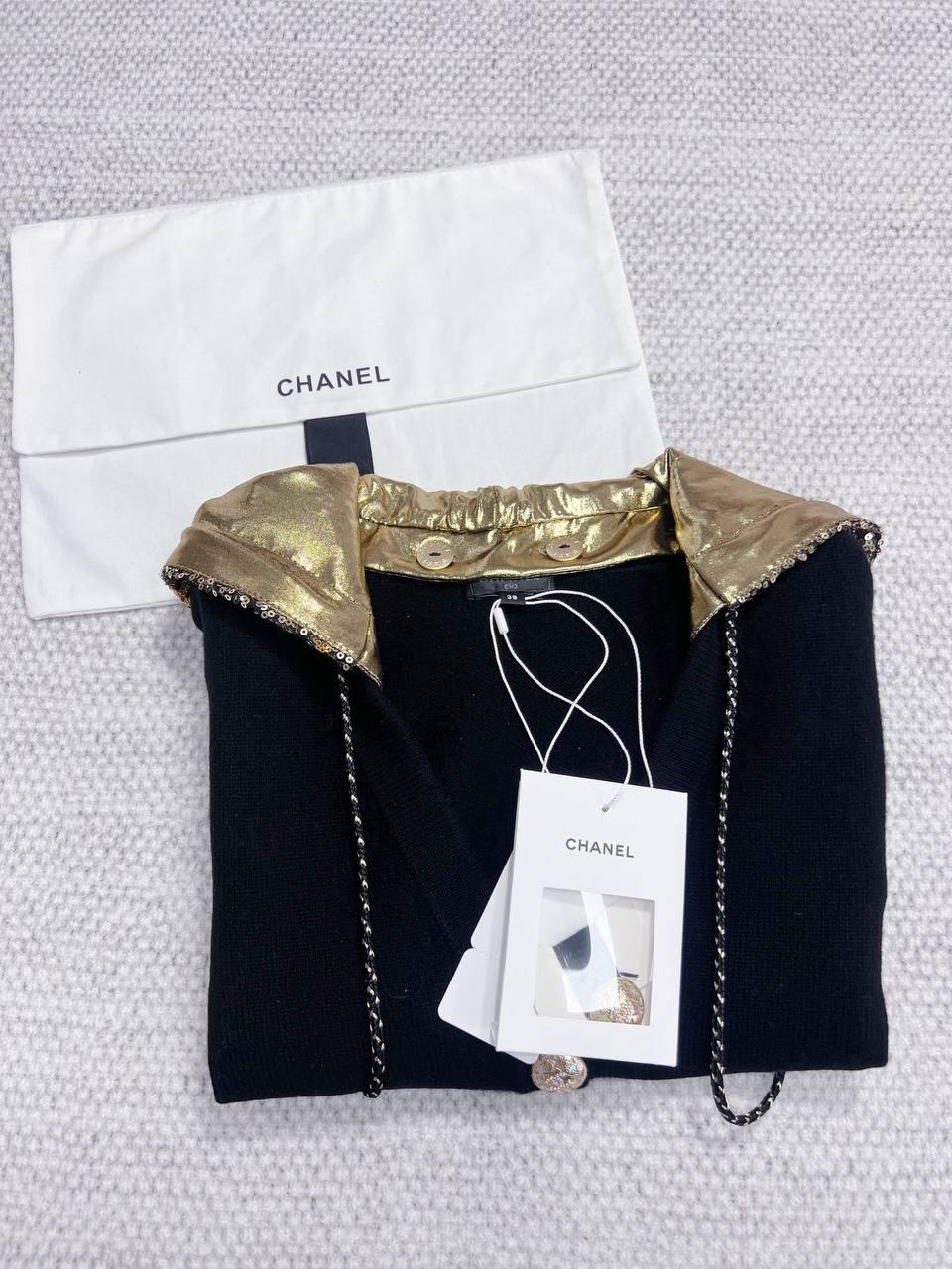 Chanel Siyah Kaşmir Yelek - Glimmer of Luxury