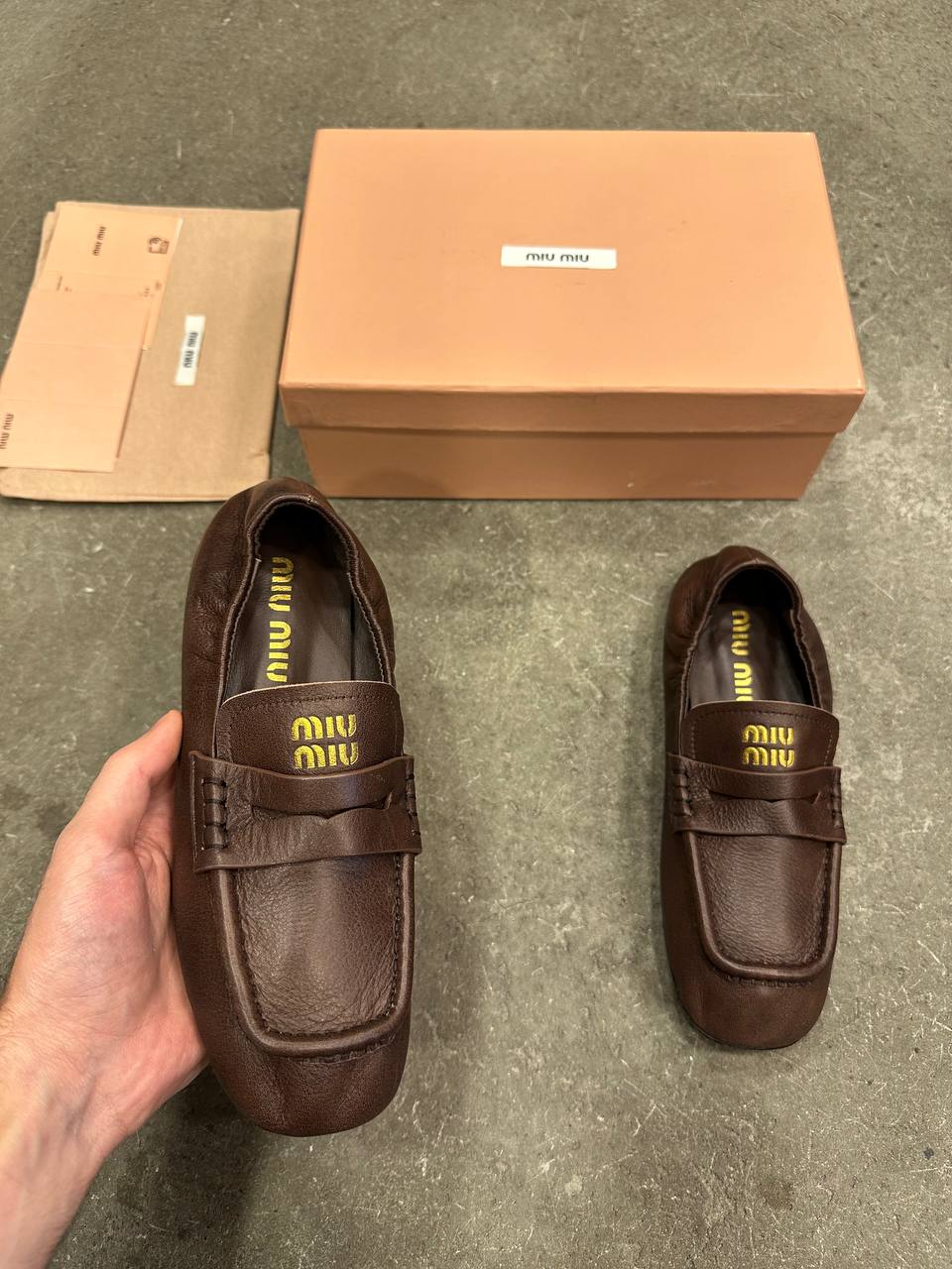 Miu Miu Nappa Deri Loaferler - Glimmer of Luxury