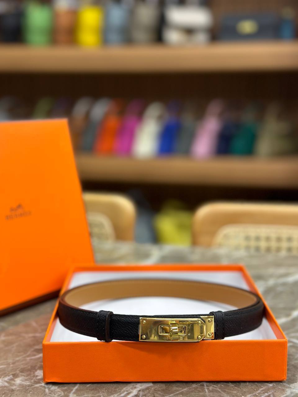 Hermes Deri Bel Kemeri - Glimmer of Luxury