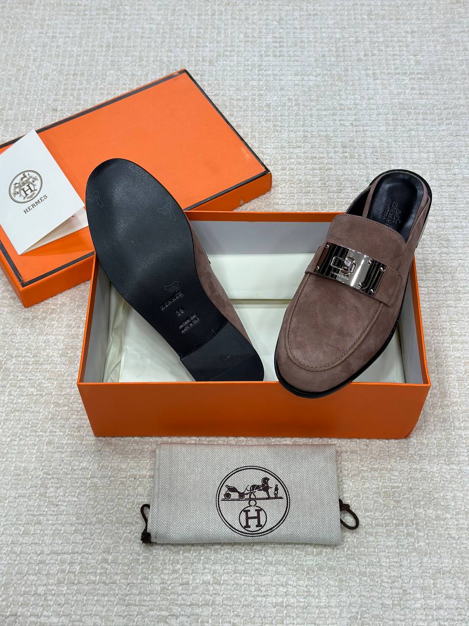 Hermes Iota Slippers