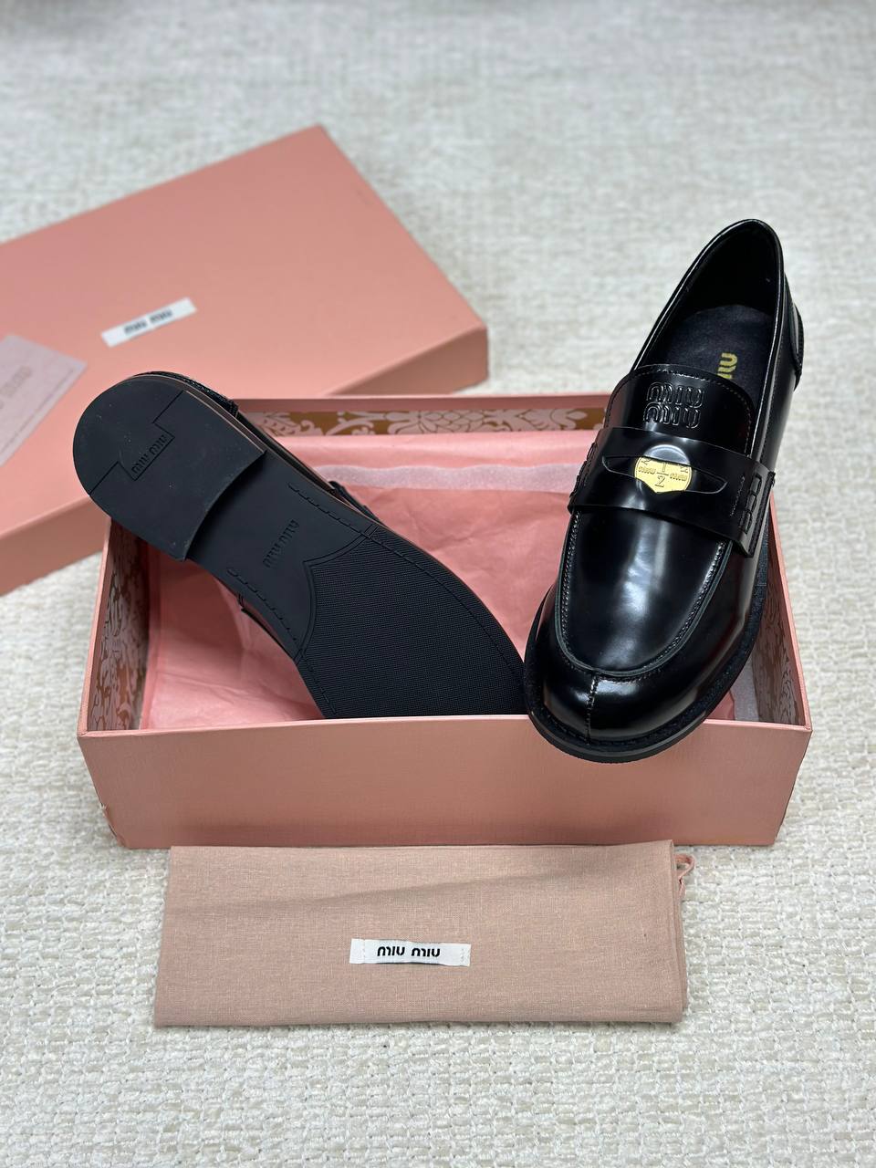 Miu Miu Penny Loafers