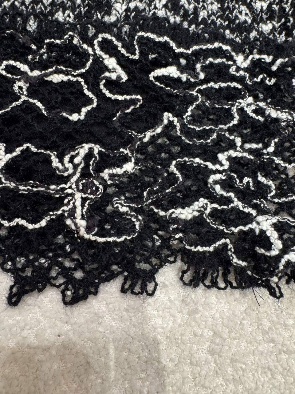 Chanel 25B Plaid Tweed Skirt