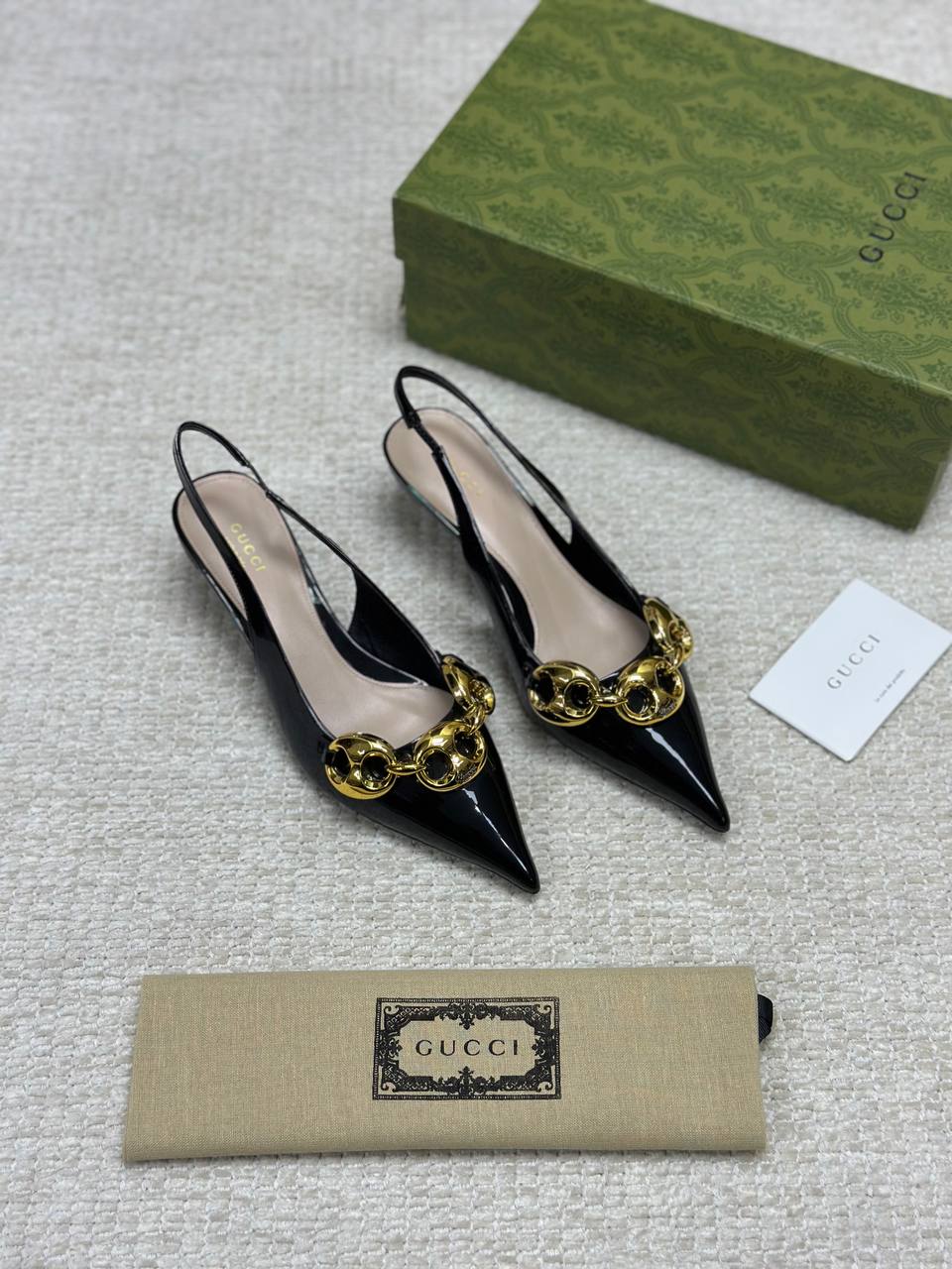 Gucci Marina Chain Backless Shoes