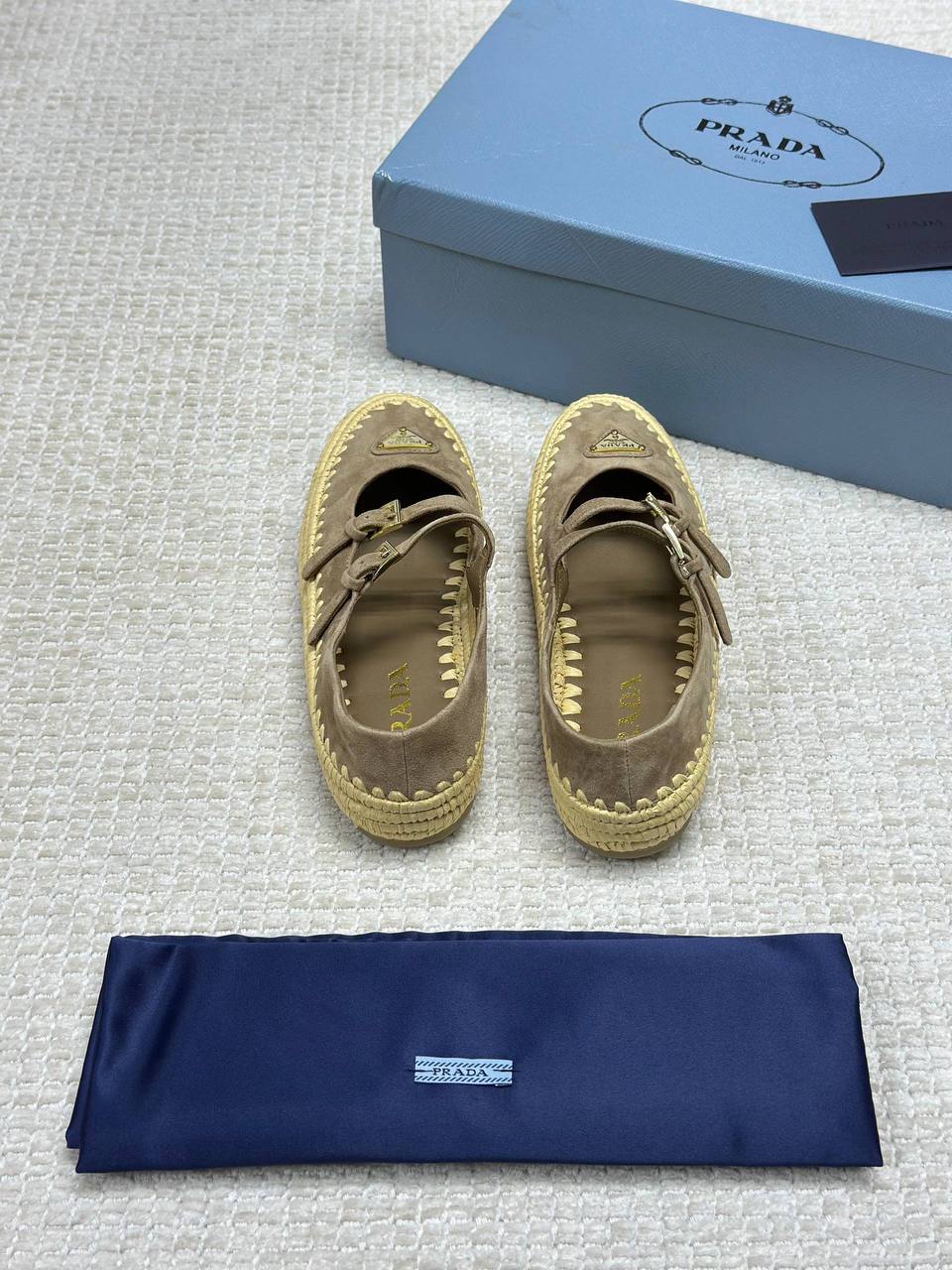 Prada Suede Ballerina