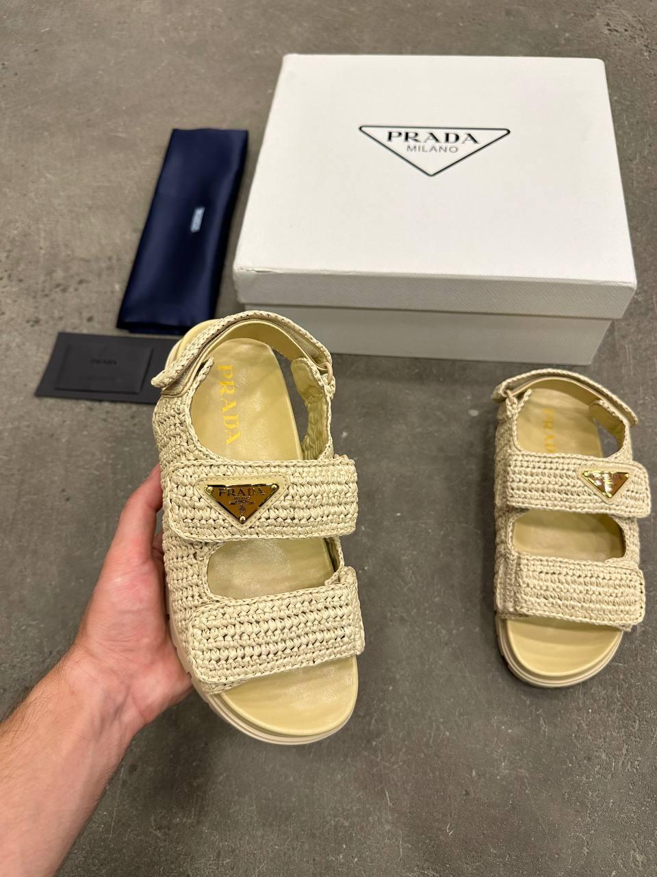 Prada Crochet Sandaletler - Glimmer of Luxury