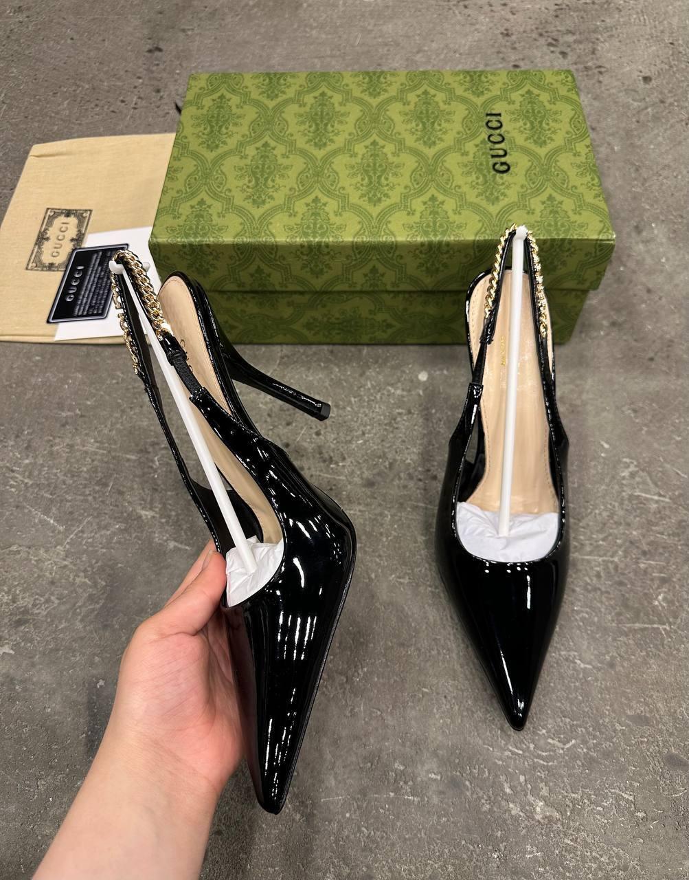 Gucci Signoria Askılı Topuklu Ayakkabı - Glimmer of Luxury