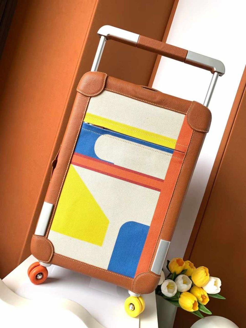 Hermès R.M.S Trolley Rollerbag Deri Valiz - Glimmer of Luxury