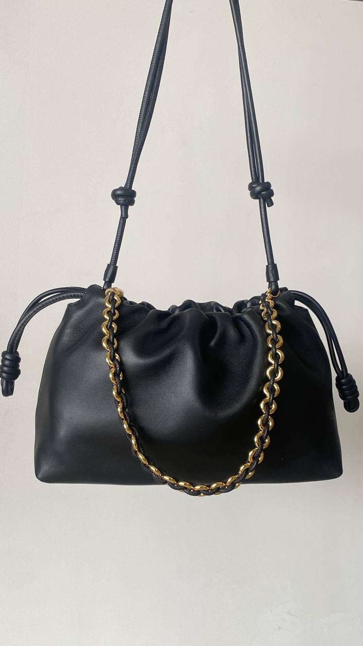 Loewe Mini Flamenco Siyah Kadın Deri Çanta - Glimmer of Luxury