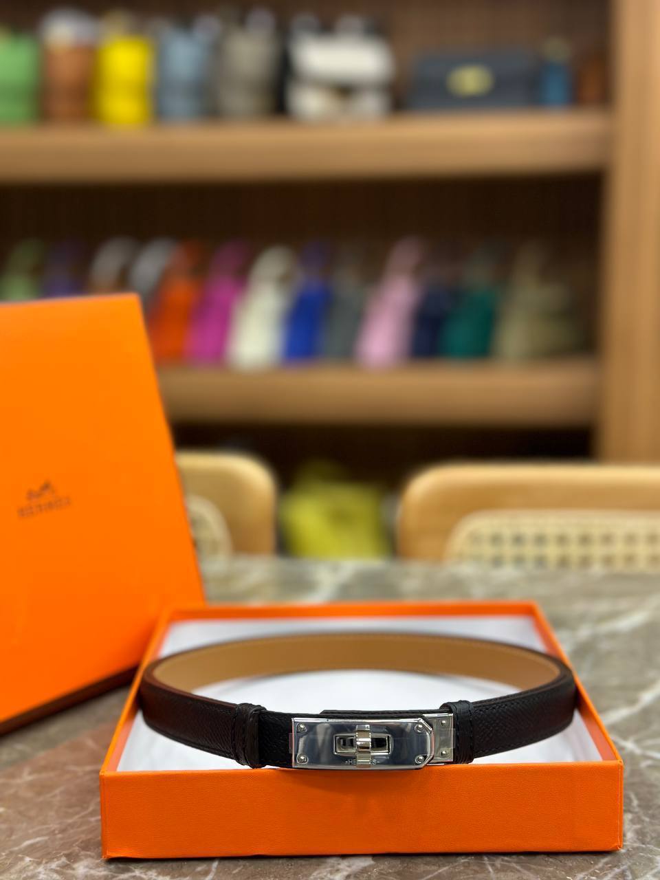 Hermes Deri Bel Kemeri - Glimmer of Luxury