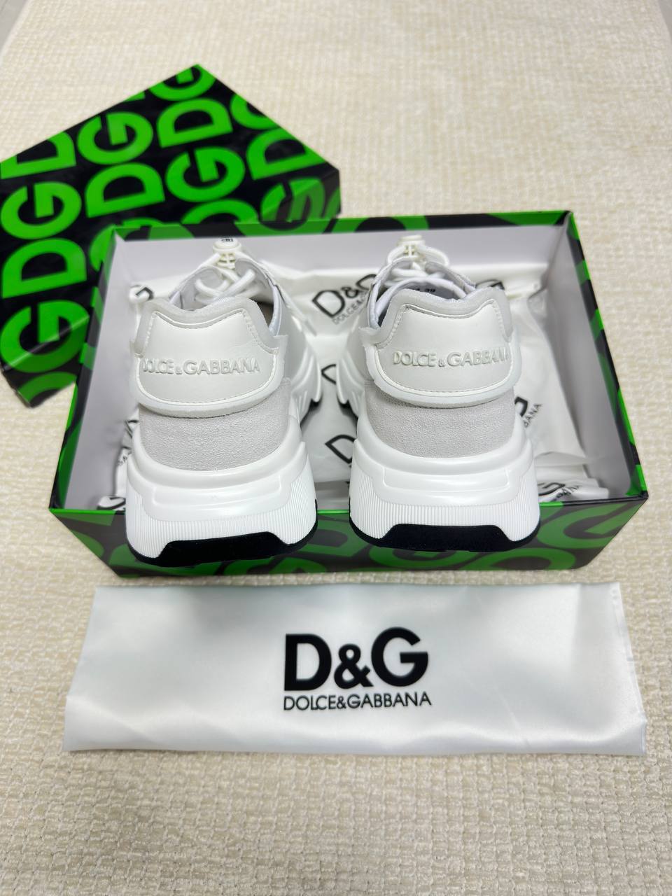 Dolce Gabbana Mixed Material Daymaster Sneakers