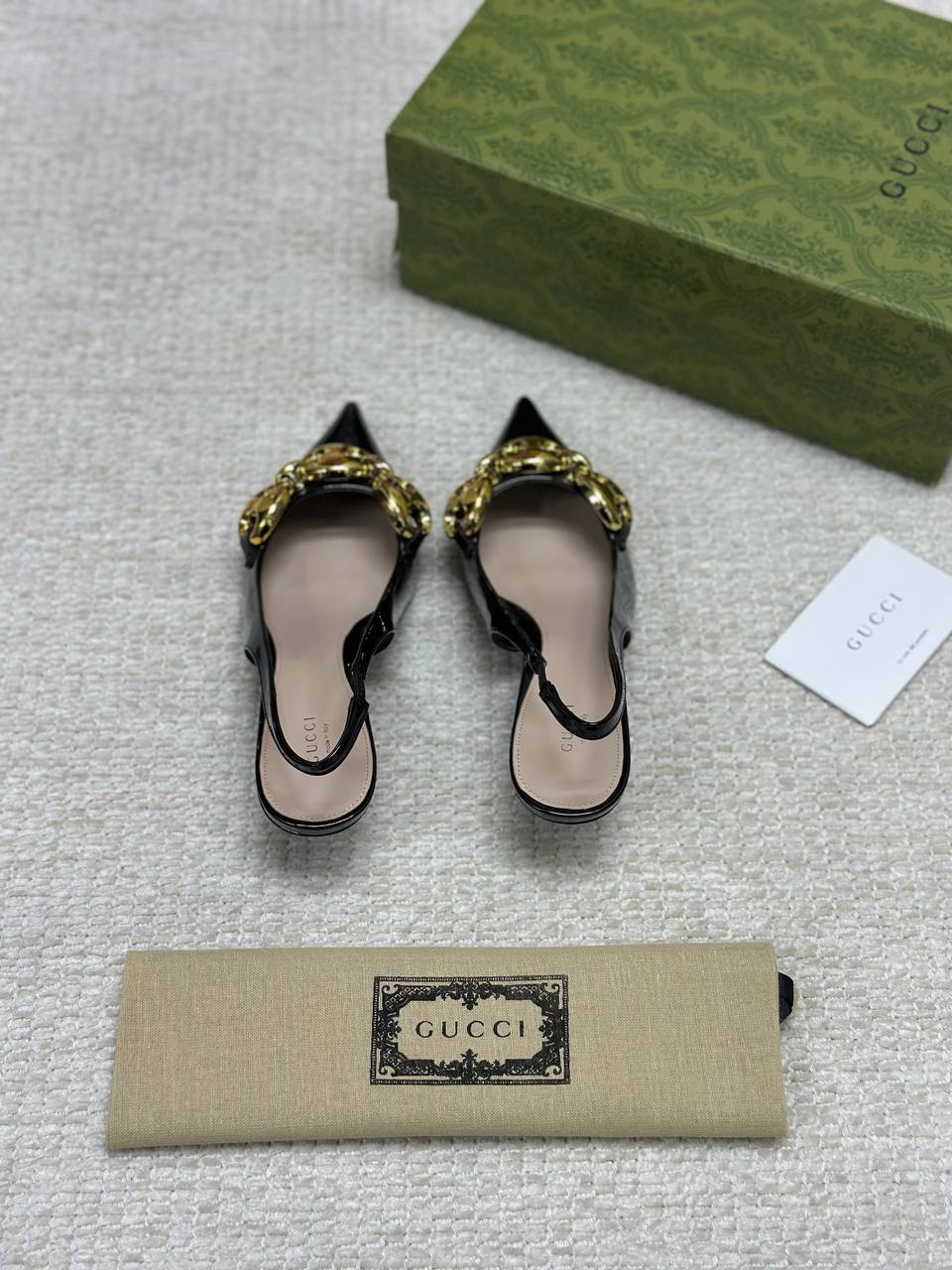 Gucci Marina Chain Backless Shoes