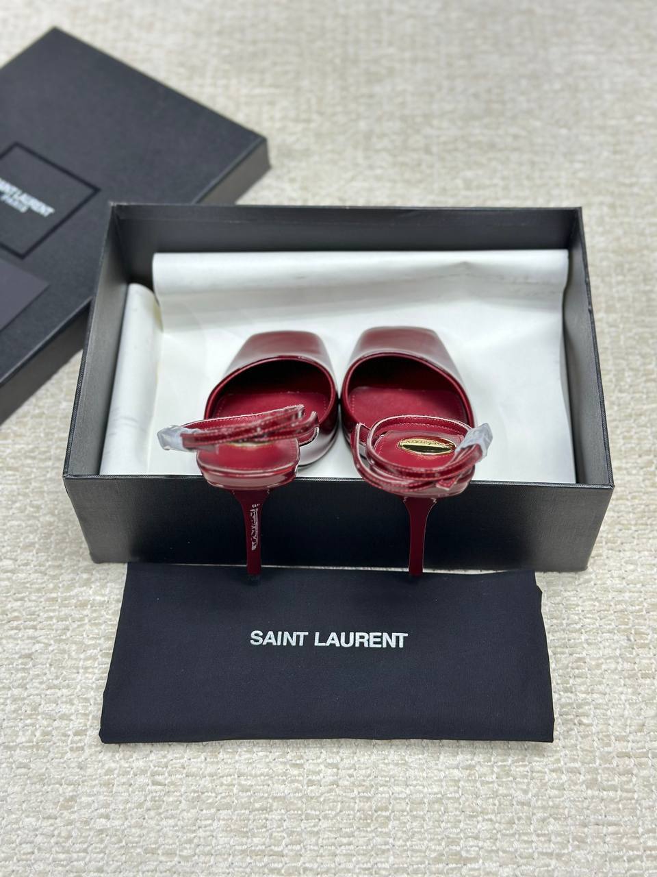 Saint Laurent La Scandale Heeled Patent