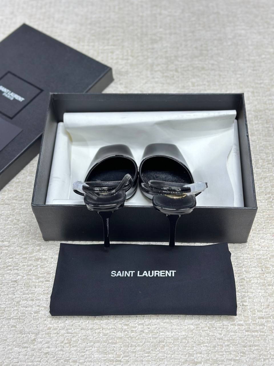 Saint Laurent La Scandale Heeled Patent