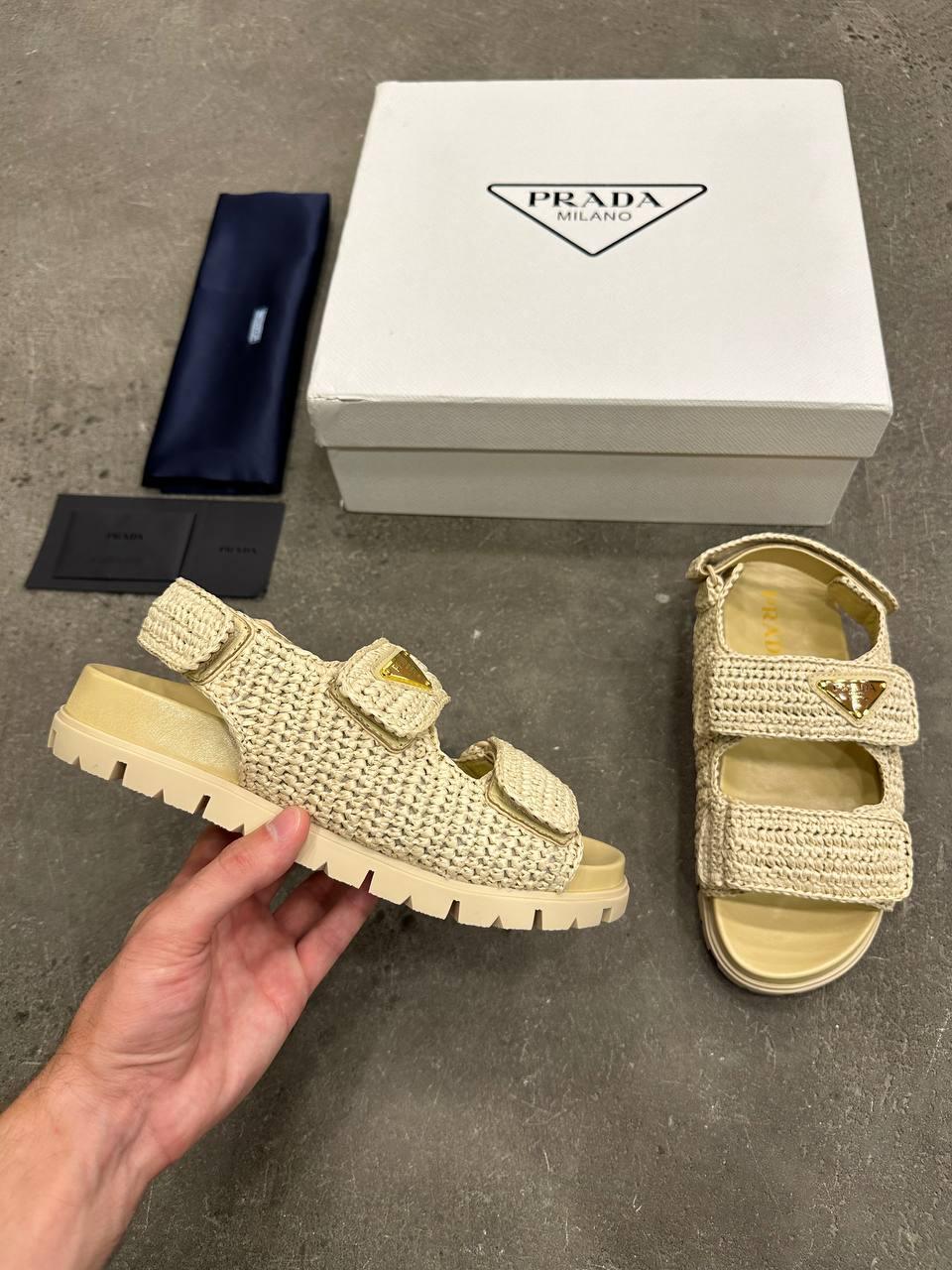 Prada Crochet Sandaletler - Glimmer of Luxury