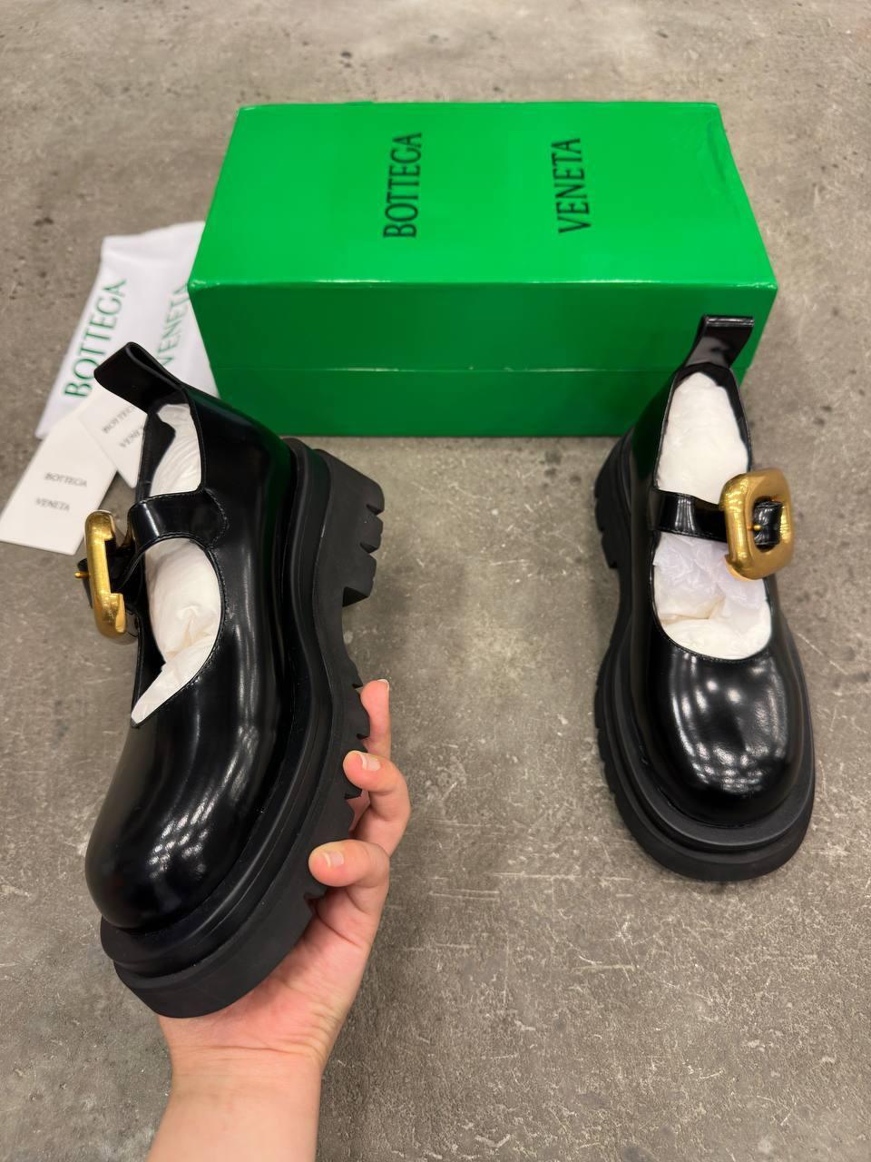 Bottega Veneta Lug Marry Jane Ayakkabı - Glimmer of Luxury
