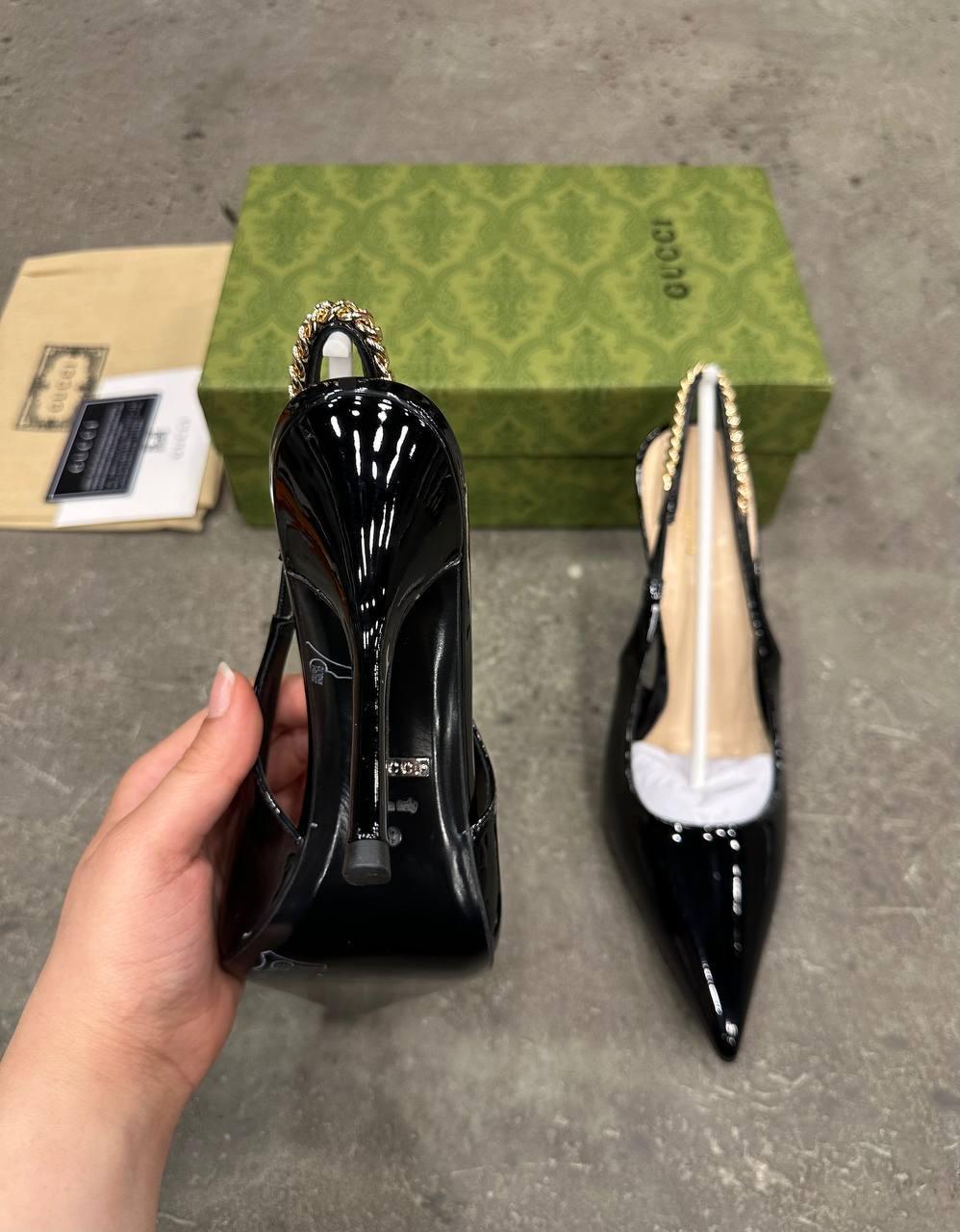 Gucci Signoria Askılı Topuklu Ayakkabı - Glimmer of Luxury