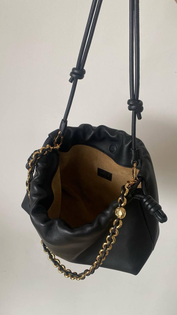 Loewe Mini Flamenco Siyah Kadın Deri Çanta - Glimmer of Luxury