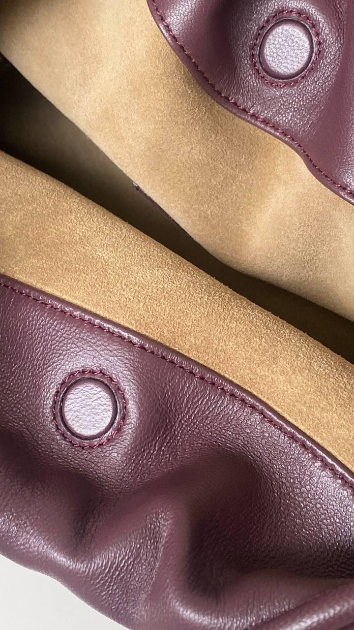 Loewe Mini Flamenco Bordo Kadın Deri Çanta - Glimmer of Luxury