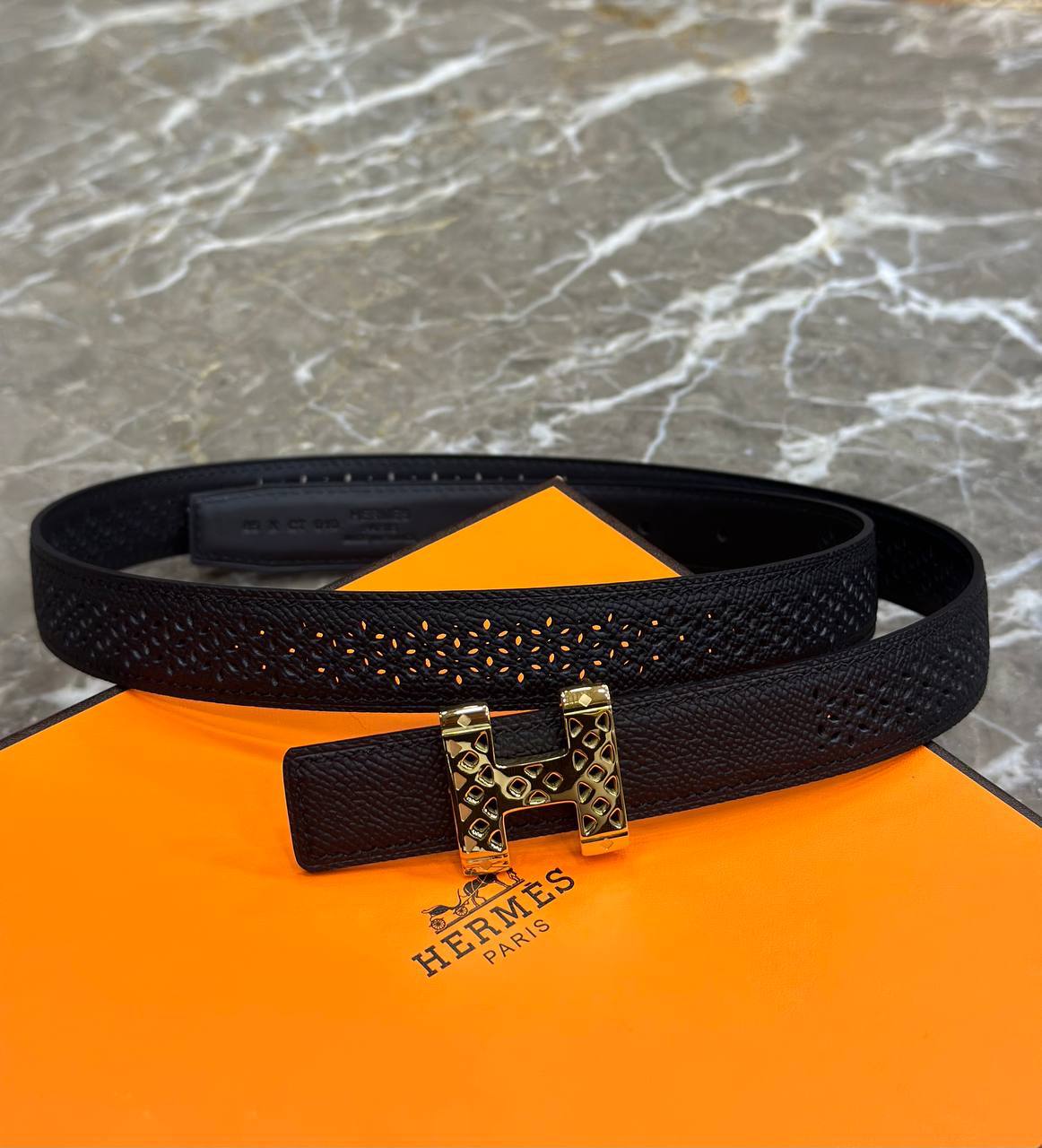 Hermes Deri Bel Kemeri - Glimmer of Luxury