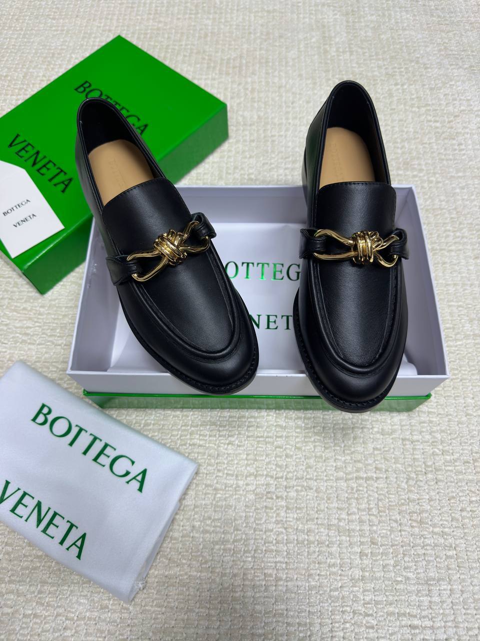 Bottega Veneta Astaire Loafers Black