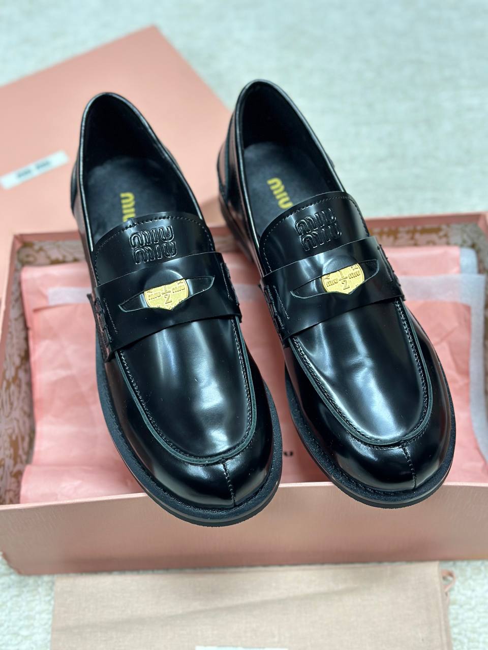 Miu Miu Penny Loafers
