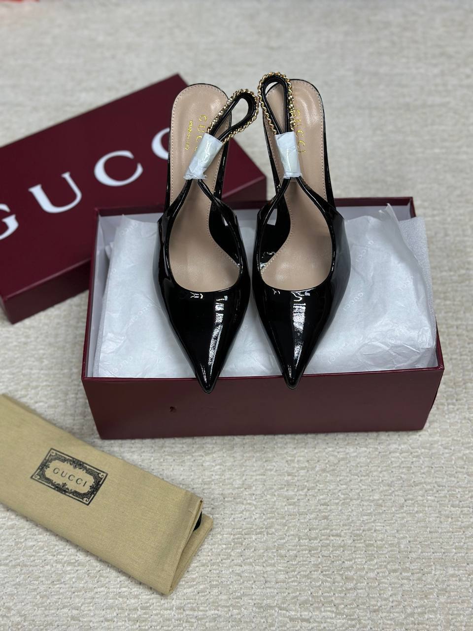 Gucci Signoria Strappy Shoes