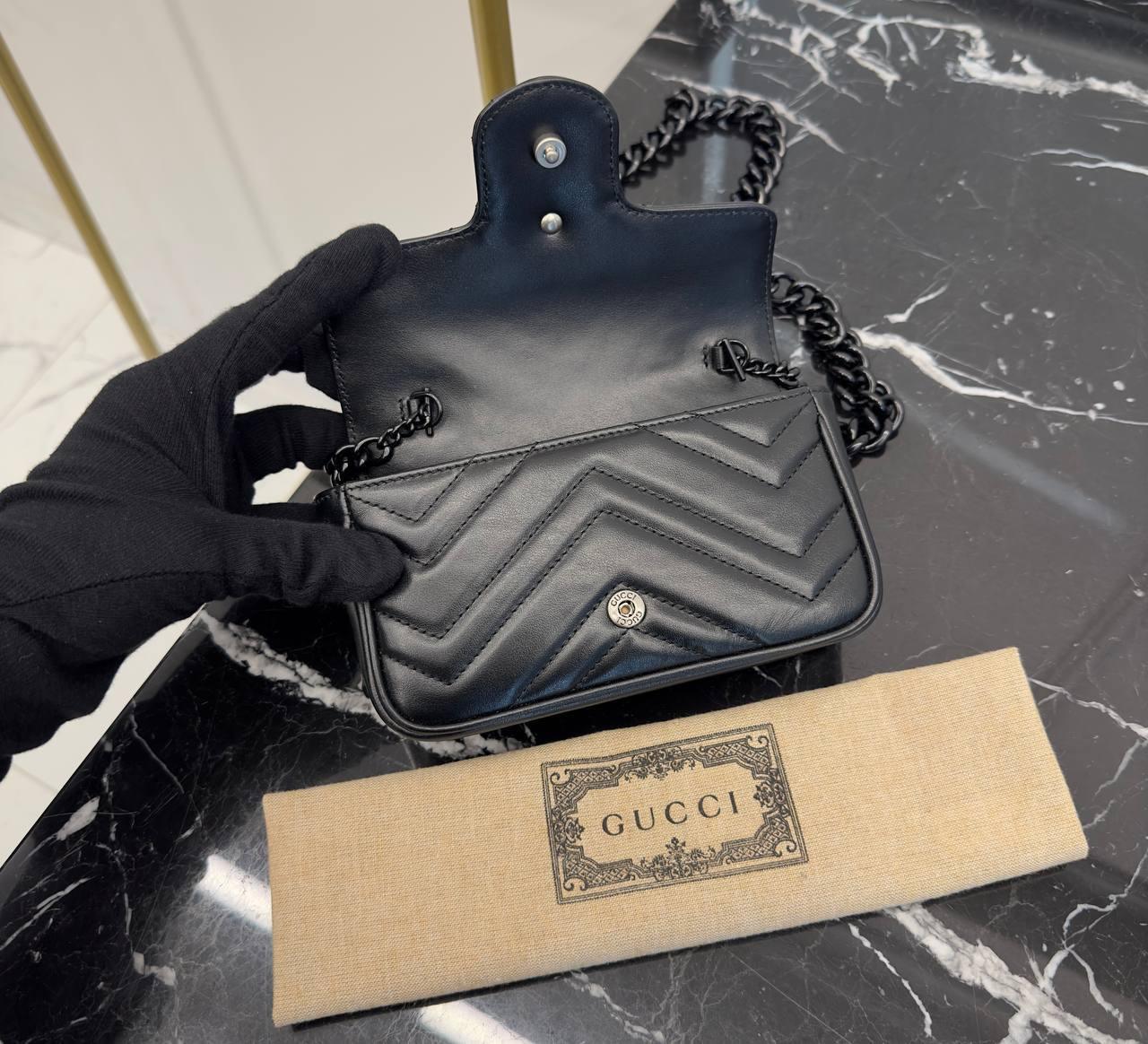 Gucci GG Marmont Kapitone Mini Çanta - Glimmer of Luxury
