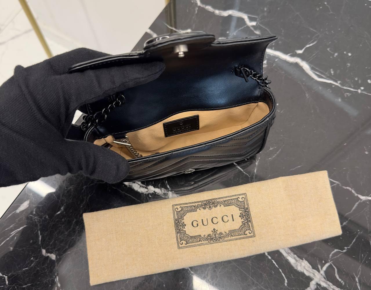 Gucci GG Marmont Kapitone Mini Çanta - Glimmer of Luxury
