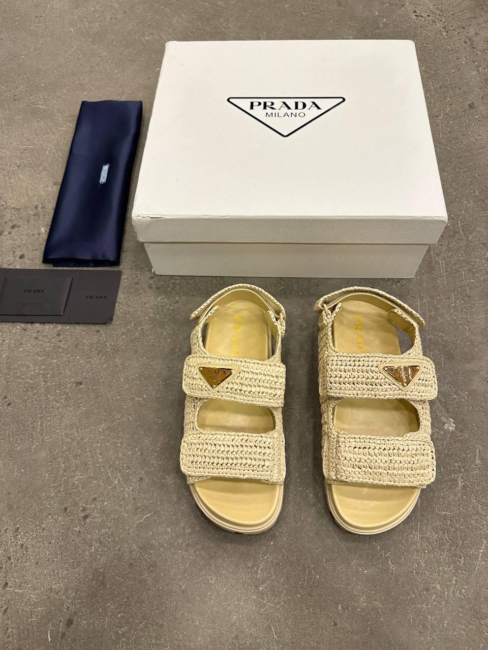 Prada Crochet Sandaletler - Glimmer of Luxury